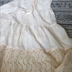 Vintage style tiered slip dress